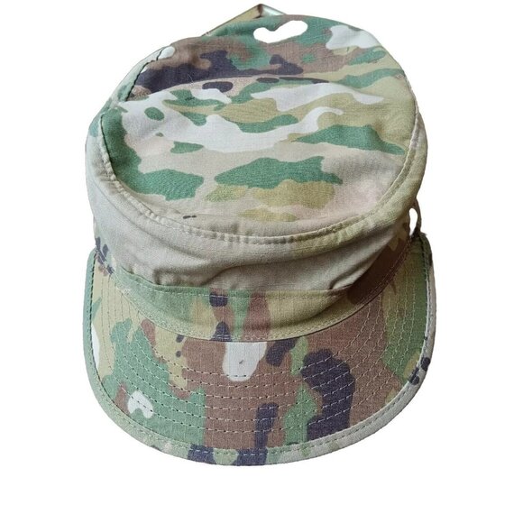 US Army Patrol Camo Cap Mens Size 7 Fitted Cap Hat - Picture 8 of 12